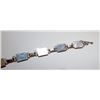 Image 2 : Mexican Sterling 925 Taxco Shell Inlay Bracelet