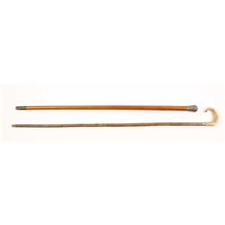 Collection of 2 Antique Canes