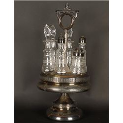 Antique 6 Piece Cruet Set