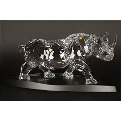 Impressive Swarovski Crystal Rhino