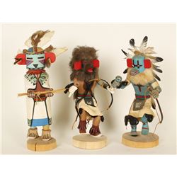 Lot of 3 Kachinas