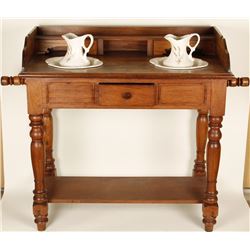 Vintage Oak Wash Sink