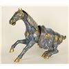 Image 2 : Asian Blue Cloisonne Horse