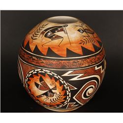 Contemporary Polychrome Pot