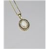 Image 1 : Irresistible Opal & Diamond Pendant