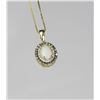 Image 2 : Irresistible Opal & Diamond Pendant