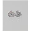 Image 2 : Pair of Brilliant Heart Shaped Diamond Earrings