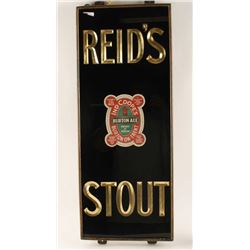 Reid's Stout Beer Sign