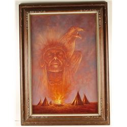 Original Oil On Canvas