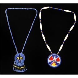 Lot of 2 Beaded Necklaces