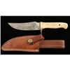 Image 1 : Damascus Steel Skinner Knife