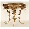 Image 1 : Gold Metal Table with Roses
