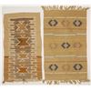 Image 1 : Two Small Tan New Mexico Style Textiles