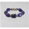 Image 1 : Beautiful ROCKE Designer Amethyst Beaded Bracelet