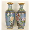 Image 2 : Lot of 2 Cloisonne Vases