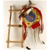 Image 1 : Native American Crafted Banner and Hogan Ladder.