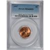 Image 1 : 1957 LINCOLN CENT, PCGS MS-66 RED