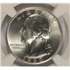 Image 2 : 1960 WASHINGTON QUARTER, NGC MS-66 SUPERB