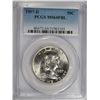 Image 1 : 1957-D FRANKLIN HALF DOLLAR, PCGS MS-64 FBL