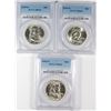 Image 1 : LOT OF ( 3 ) 1959-D FRANKLIN HALF DOLLARS, PCGS MS-64