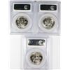 Image 2 : LOT OF ( 3 ) 1959-D FRANKLIN HALF DOLLARS, PCGS MS-64