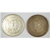 Image 2 : MORGAN SILVER DOLLARS: 1881 XF/AU & 1897-S XF/AU
