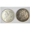 Image 1 : MORGAN SILVER DOLLARS: 1883 VF & 1896 AU