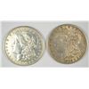 Image 1 : MORGAN SILVER DOLLARS: 1882-S AU & 1900 AU