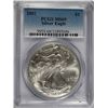 Image 1 : 2002 AMERICAN SILVER EAGLE, PCGS MS-69