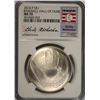 Image 1 : 2014 BASEBALL HALL OF FAME COMMEM SILVER DOLLAR NGC MS-70  CHRISTY MATHEWSON