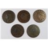 Image 1 : (5) LARGE CENTS (03, 19, 27, 31, 33)
