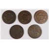 Image 2 : (5) LARGE CENTS (03, 19, 27, 31, 33)