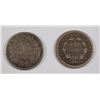 Image 2 : 1853 & 1883 SEATED DIMES