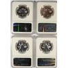 Image 2 : LOT OF ( 4 ) 1962 FRANKLIN HALF DOLLAR, NGC PROOF-66