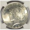Image 2 : 1923 PEACE SILVER DOLLAR, NGC MS-66 TOUGH!