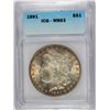 Image 1 : 1891 MORGAN DOLLAR ICG MS-63