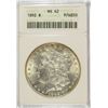 Image 1 : 1892 MORGAN DOLLAR ANACS MS-62