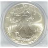 Image 2 : 2001 SILVER AMERICAN EAGLE PCGS GEM UNC (WORLD TRADE GROUND ZERO RECOVERY) RARE