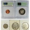 Image 2 : MISC COIN LOT (1979 1C ICG MS-67 RD, 1866 SHIELD NICKEL, 1955 FRANKLIN HALF,