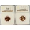 Image 1 : 1956 & 1957 LINCOLN CENTS, NGC PROOF-67 RED