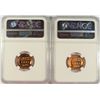Image 2 : 1956 & 1957 LINCOLN CENTS, NGC PROOF-67 RED