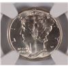 Image 2 : 1943-D MERCURY DIME, NGC MS-67 FULL BANDS!!