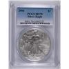 Image 1 : 2006 AMERICAN SILVER EAGLE, PCGS MS-70 PERFECT!