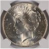 Image 2 : 1923 PEACE SILVER DOLLAR, NGC MS-66 TOUGH!