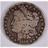 Image 1 : 1878-CC MORGAN DOLLAR VG RIM DAMAGE