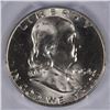 Image 2 : 1954-D FRANKLIN HALF DOLLAR, PCGS MS-64 FBL