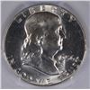 Image 2 : 1956 FRANKLIN HALF DOLLAR, PCGS MS-64 FBL