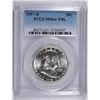 Image 1 : 1957-D FRANKLIN HALF DOLLAR, NGC MS 64+ FBL