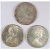 Image 2 : ( 3 ) BAHAMAS $5.00 SILVER COINS, ALMOST 4 oz. ASW