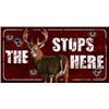 Image 1 : THE BUCK STOPS HERE METAL SIGN